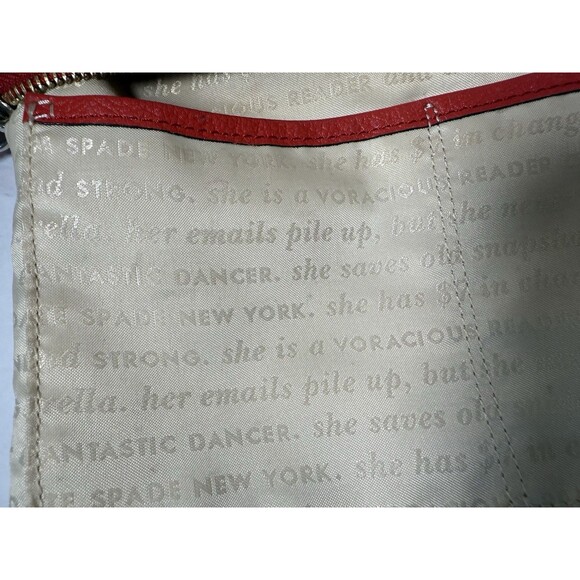 Kate Spade Red Pebble Leather Crossbody Bag RARE In Perfect Condition! - Picture 9 of 16